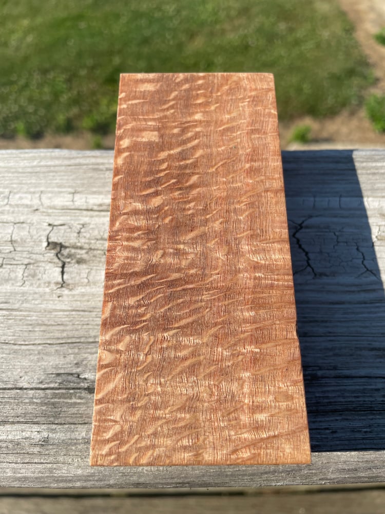Image of Clear Hawaiian Silk Oak Knife Block