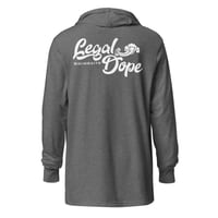 Image 3 of Blowin Smoke Hooded long-sleeve Cotton T