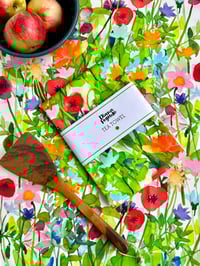 Image 4 of Wildflower Meadow tea towel