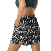 Image 4 of Ghost Camo Unisex Athletic Shorts