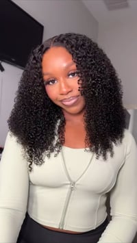 Image 2 of 7x5 Afro curly glueless wig 