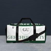 Image 2 of Geechee Unity Duffle Bag(Green/White)