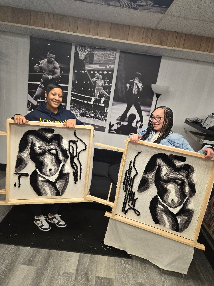 4/18 - 2 Person Rug Tufting Workshop Deposit (Saturday 6PM)