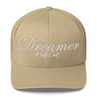 Image 1 of Dreamer Embroidered Trucker Cap with Mesh Back