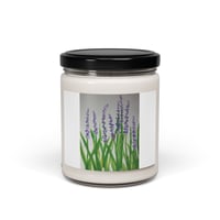Image 3 of Scented lavender Sage candle