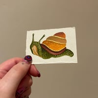 Image 1 of Snail painting  original 