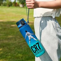Image 3 of 650ml Sports Water Bottle Cristiano Ronaldo Leak Proof Colorful Plastic Cup Large Capacity Water Jug