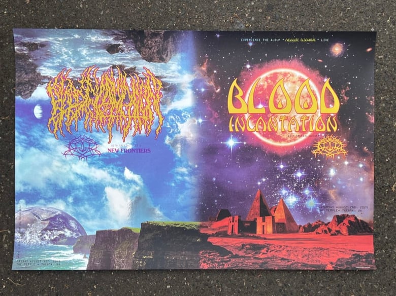 Image of Blood Incantation Tacoma, WA August 1st and 2nd, 2025 Foil