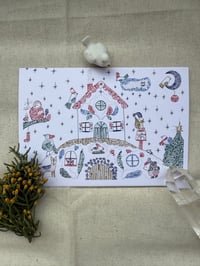 Image 3 of Carte de voeux *Maison pour Noël*