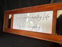 Image 1 of Small Cow Hide Sign 