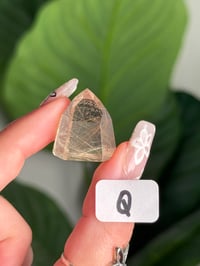 Image 17 of MINI GOLDEN RUTILE IN QUARTZ TOWERS -BRAZIL- CHOOSE YOUR OWN