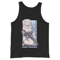 Tactical Waifu Steel and Sorcery tank top