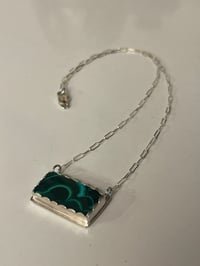 Image 1 of Chrysocolla Malachite Necklace