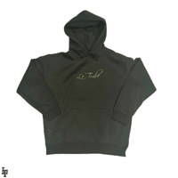 Image 1 of Green  “highlight” Pullover Hoodie 