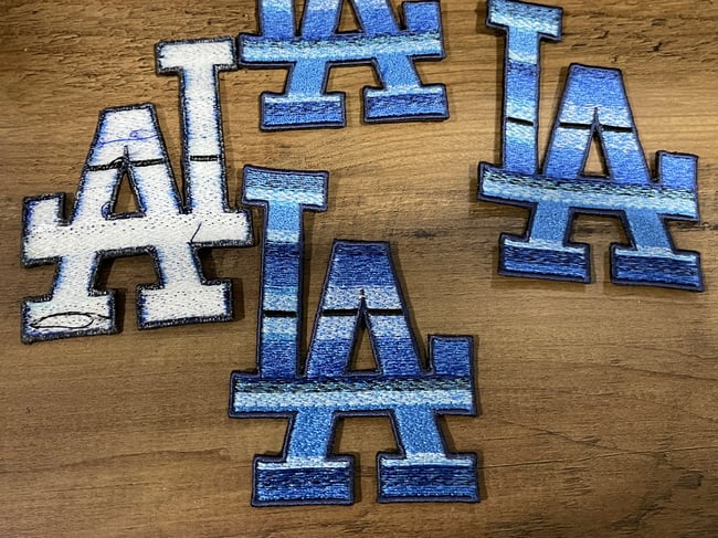 LA Patch Serape iron on 