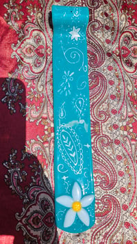 Image of Teal Paisley Incense Holder 