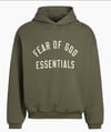 Army Green Fear Of God Hoodie