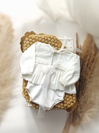 Image 2 of Photo prop | Newborn girls photography  body-dress Bella | white