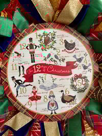 Image 2 of 24” 12 Days of Christmas Wreath 