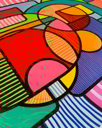 Image 3 of ‘Eternal Optimism’ acrylic painting on thick 300gsm Arches cotton rag paper