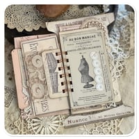 Image 6 of Junk Journal lace samples spool book