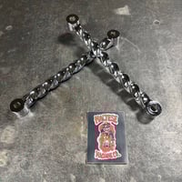 Image 1 of ✠ 11” Chrome Plated Twisted Struts ✠