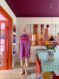 Image 3 of Big Drama Mohair Bubble Collar no. 1