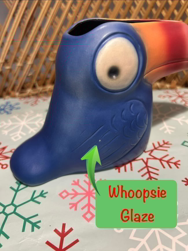 Whoopsie Test Glaze - Towcan Sam -As Is 