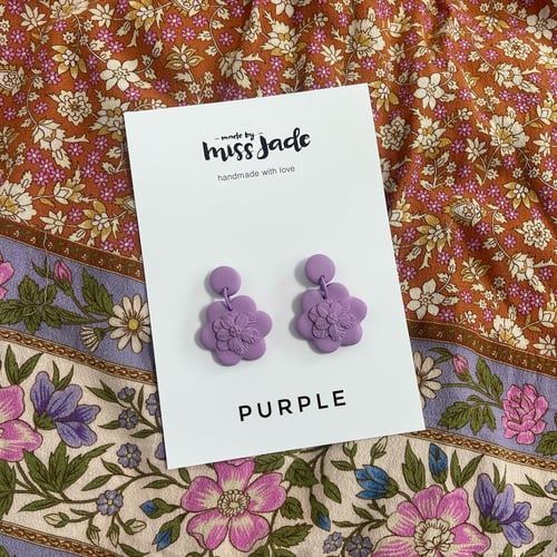 Image of Blooms (matching colour jump rings)