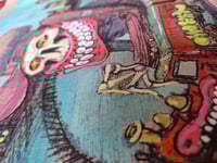 Image 2 of Full Steam ahead Embellished Drypoint