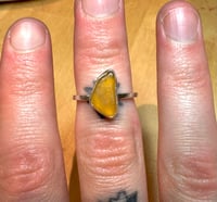 Image 1 of Seaglass ring size K