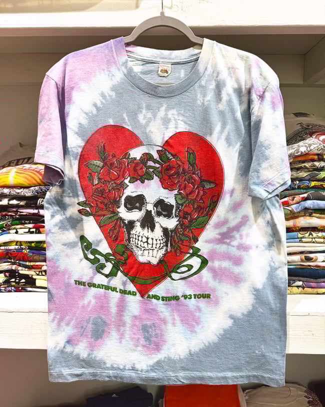 Grateful Dead 1993 Tour Lot T-Shirt - Fits L