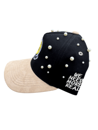 Image 3 of Custom Pearl SnapBack suede brim 
