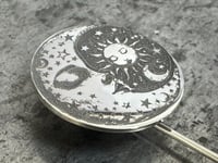 Image 2 of Sun & Moon Stick Pin