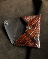 Image 2 of Vintage Crocodile Lettera Card Holder