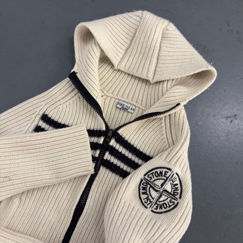 Image of AW 2005 Stone Island Heavyweight Wool zip up, size small