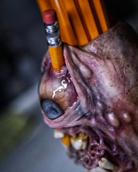 Image 3 of Don't run with you pencils-pencil holder, brush holder, pen holder, Reflective Eye