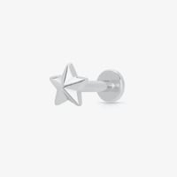 Image 1 of Scream Pretty Faceted Star Single Flatback Earring