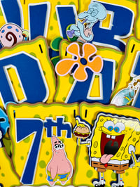 Image 5 of Sponge Birthday Banner