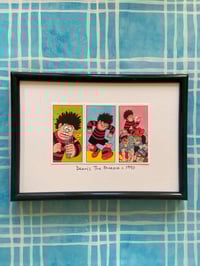 Image 5 of The Dandy Beano Collection c 1990, framed  vintage cards