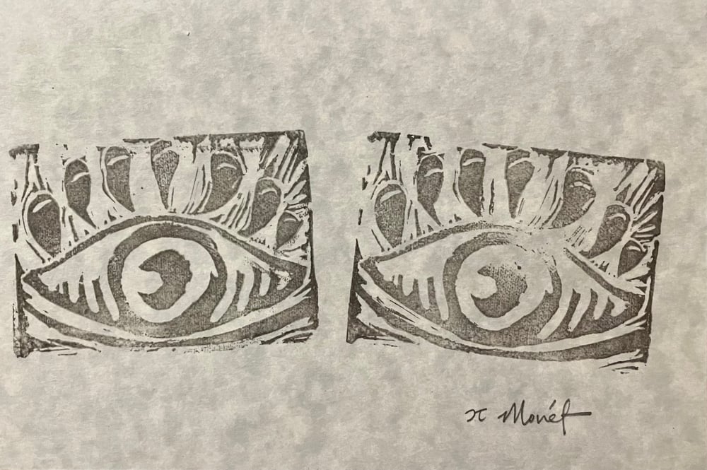 Image of Hand-Carved Linocut Prints 4x6”