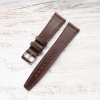 Image 4 of 20mm Corfam Style Horween Chromexcel - Brown