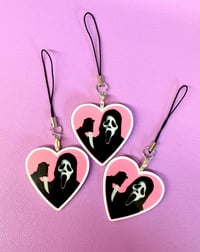 Image 3 of Ghostface Phone Charm