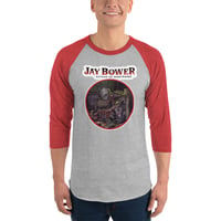 Image 3 of Jay Bower "Eyebiter" 3/4 sleeve raglan shirt