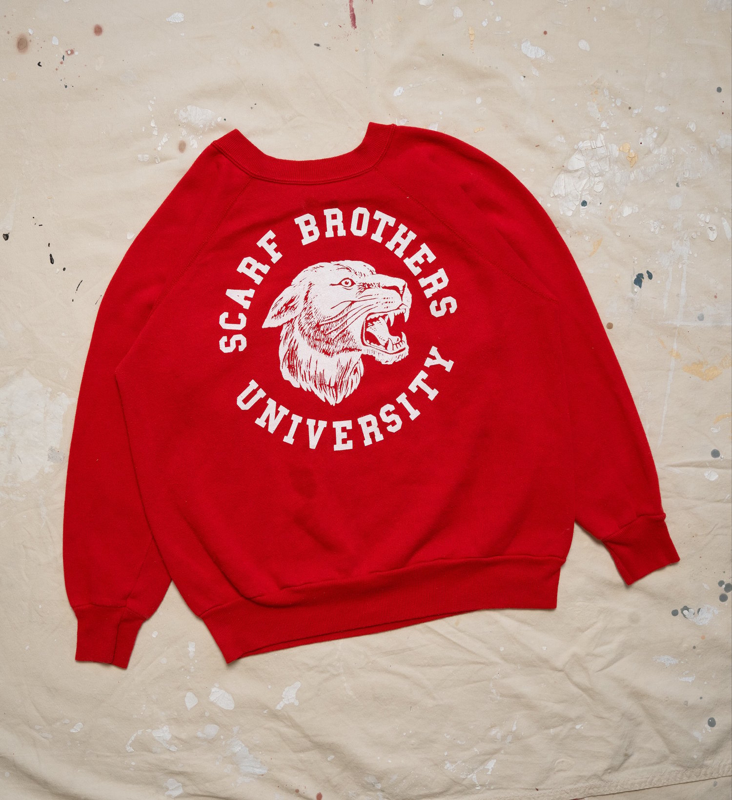 Image of University Raglan (Large)- Red