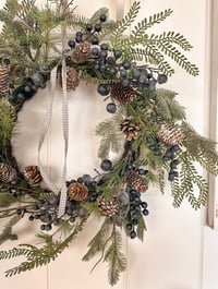 Image 1 of Luxury Blueberry & Fir Wreath