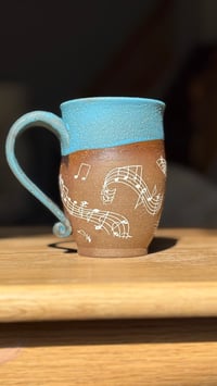 Image 2 of Music Notes Mug 04