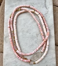Image 1 of *new* HORIZONS-Pink Opal + clear quartz