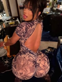 Image 3 of Meagan mesh jumpsuit 