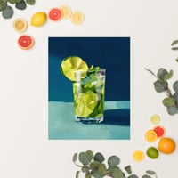 Image 1 of Key Lime Mojito Print